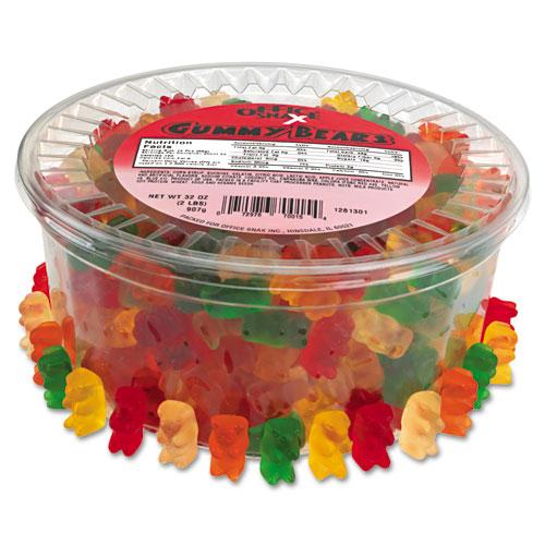 Gummy Bears Assorted Flavors 2lb Tub