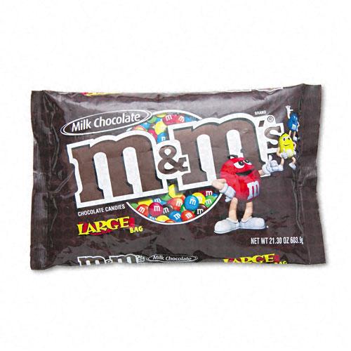 M&Ms Milk Chocolate Coated Candy 19.2oz Bag