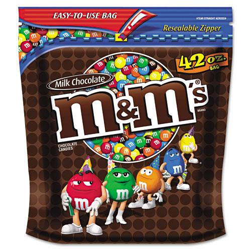 M&Ms Milk Chocolate Coated Candy 42oz Bag