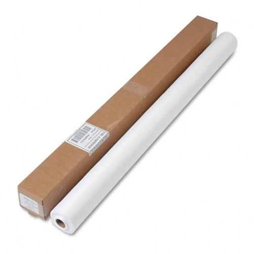 Tablemate 40 x 50 White Linen-Soft Non-Woven Polyester Banquet Roll