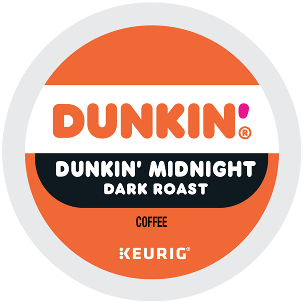Dunkin' Donuts Midnight Dark Roast K-cup Pods 22ct