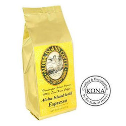 100% Pure Kona Gold Espresso Roast Coffee Beans