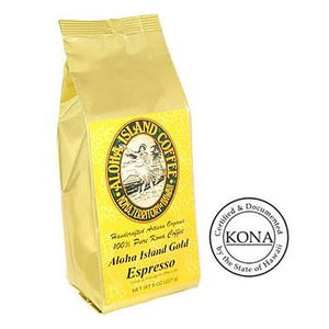 100% Pure Kona Gold Espresso Roast Ground Coffee