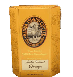 Aloha Island Bronze 100% Estate Kona Coffee Pods 12ct