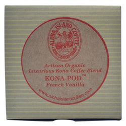 Aloha Island 100% Pure Estate French Vanilla Kona Coffee Pods 36ct