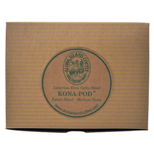 Aloha Island Estate Blend Kona Medium Roast Coffee Pods 12ct