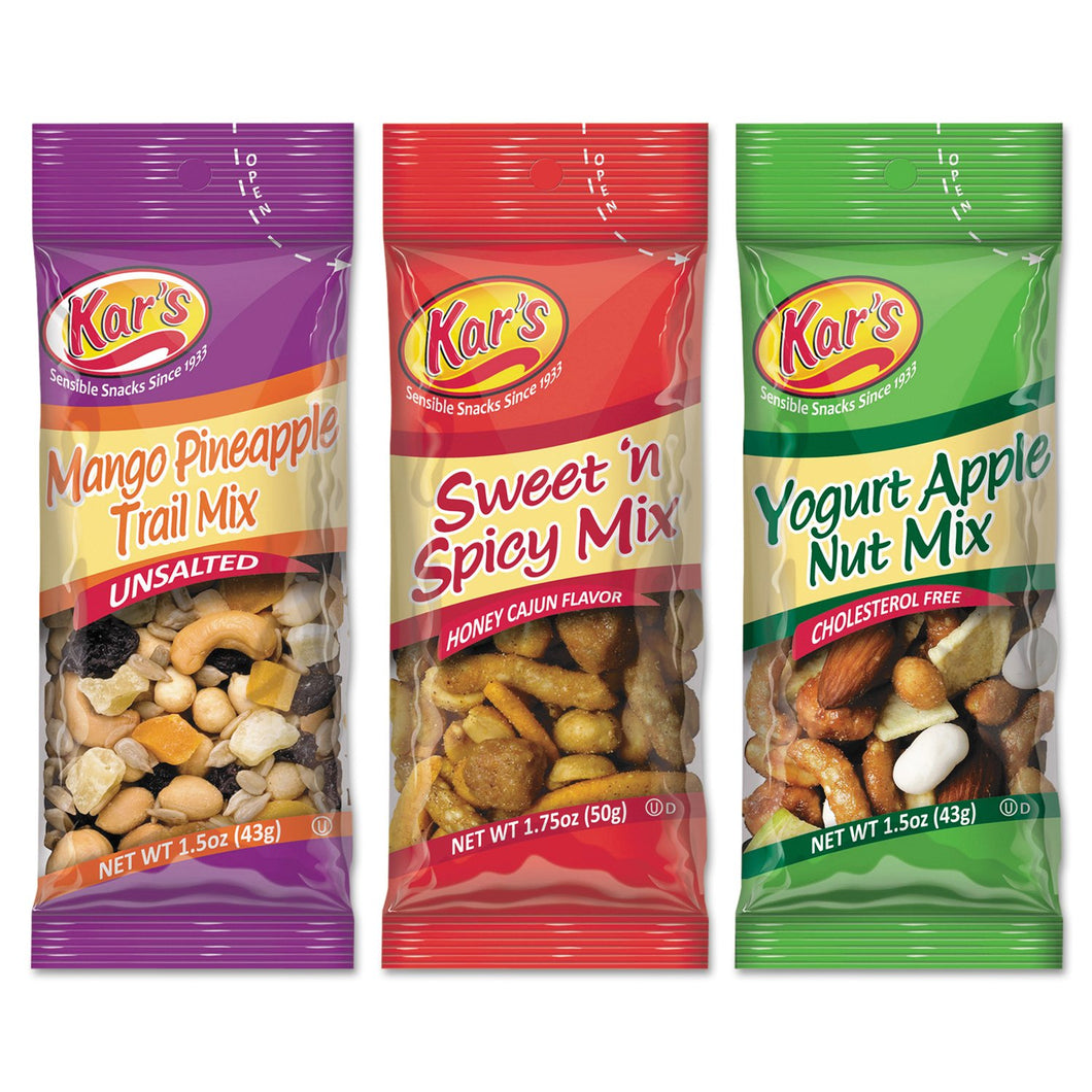 Kar's Trail Mix Variety Pack Assorted Flavors 24ct