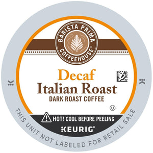 Barista Prima Coffeehouse Decaf Italian Roast K-Cups 24ct