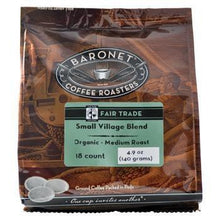 Baronet Coffee Fair Trade Organic Small Village Blend Coffee Pods 18ct