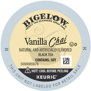 Bigelow Vanilla Chai Tea K-Cup&reg; Pods 96ct