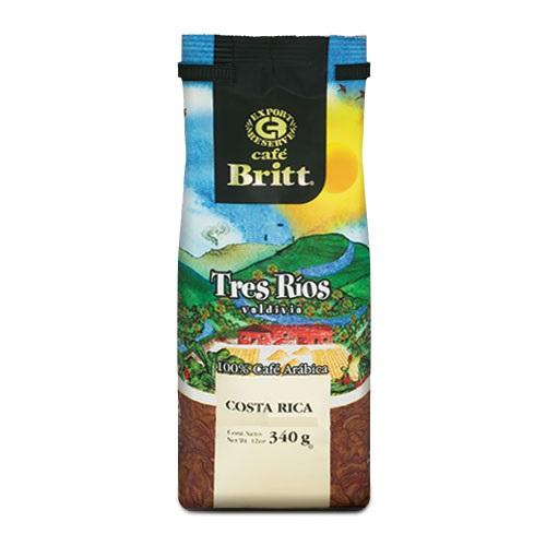 Cafe Britt Tres Rios Valdivia Ground Coffee 12oz Bag