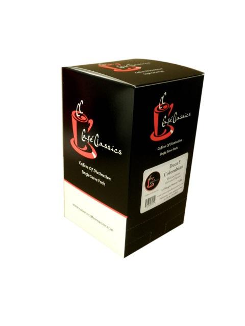 Café Classics Decaf Colombian Coffee Pods 15ct