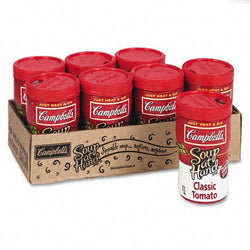 Campbells Microwaveable Classic Tomato Soup-At-Hand 8ct Box