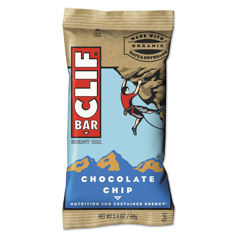 CLIF Bar Chocolate Chip Energy Bar 12ct