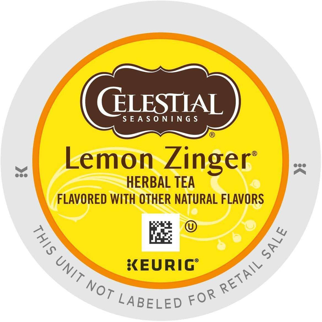 Celestial Seasonings Lemon Zinger Herbal Tea K-Cups 24ct