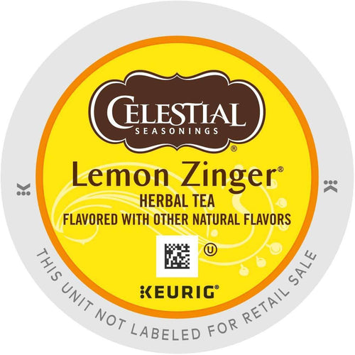 Celestial Seasonings Lemon Zinger Herbal Tea K-Cups 96ct