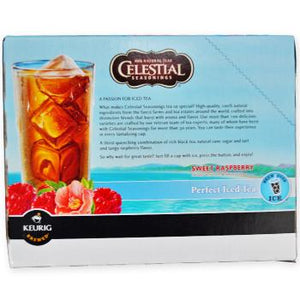 Celestial Seasonings Perfect Iced Tea Sweet Raspberry Black Tea K-Cup&reg; Pods 96ct