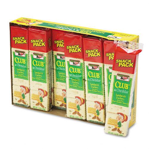 Club & Cheddar 8-Cracker Sandwich Snack Packs 12ct Box