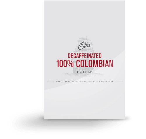 Ellis 100% Colombian Decaffeinated Ground Coffee 96 2.5oz Bags