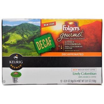 Folgers Lively Colombian Decaf K-Cup&reg; Pods 12ct