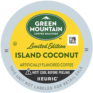 Green Mountain Coffee Fair Trade Island Coconut K-Cup® Pods 96ct