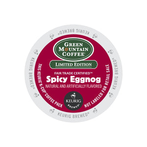 Green Mountain Coffee Spicy Eggnog K-Cup&reg; Pods 96ct Seasonal