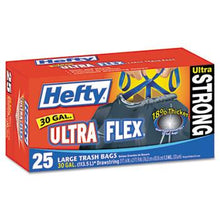 Hefty 30 Gallon Ultra Flex Waste Bags 25ct Box Left