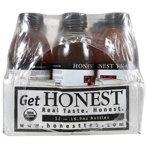 Honest Tea Pomegranate White Tea with Acai 12 16.9oz Bottles Side