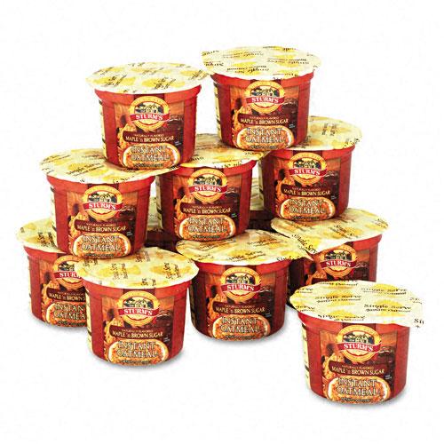 Maple Brown Sugar Single-Serve Instant Oatmeal 1.9LB Bowl 12ct Box