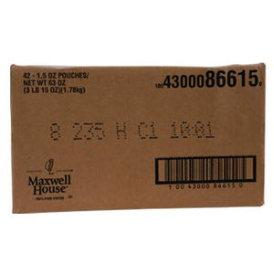 Maxwell House Coffee Regular House Blend Ground Coffee 42 1.5oz Bags Box