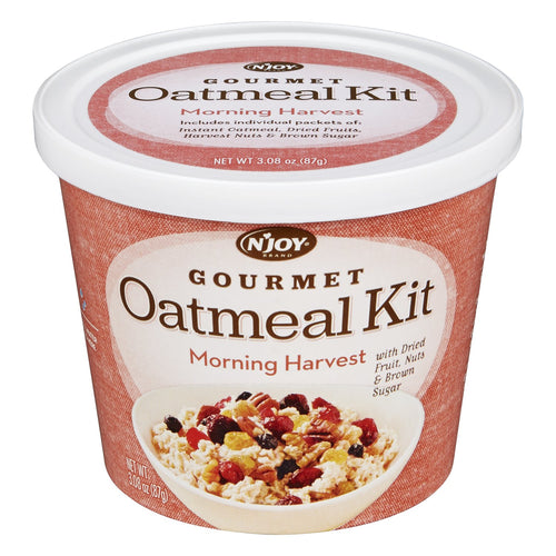 N'Joy Gourmet Oatmeal Kit, Morning Harvest, 3.08 oz Bowl