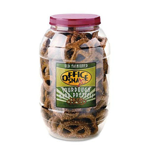 Old Fashioned Giant Dutch Salted Sourdough Twist Pretzels 40oz Canister