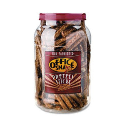 Old Fashioned Salted Giant Pretzel Sticks 22oz Barrel