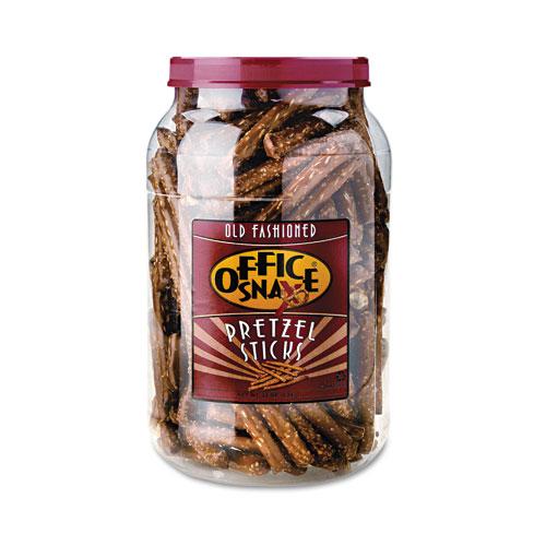 Old Fashioned Salted Giant Pretzel Sticks 22oz Barrel