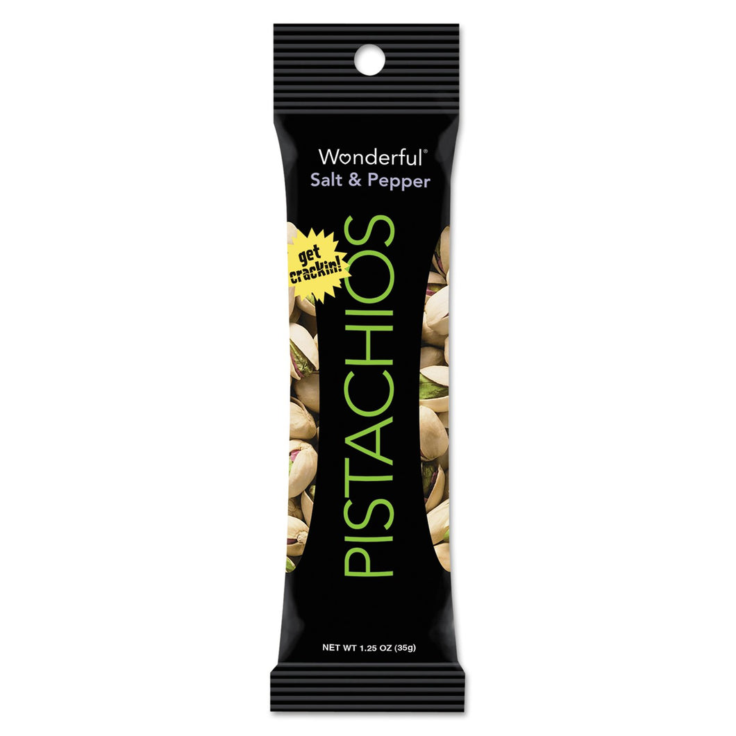 Paramount Farms Wonderful Pistachios Salt & Pepper 1.25oz Pack 12ct