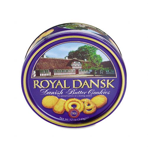 Royal Dansk Danish Butter Cookies 12oz Tin