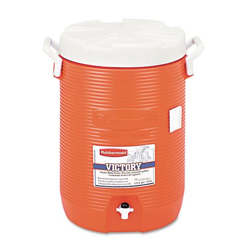 Rubbermaid 5 Gallon Orange Insulated Beverage Container Water Cooler