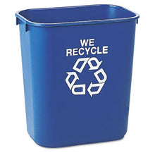 Rubbermaid Commercial Blue Small Deskside Recycling Container