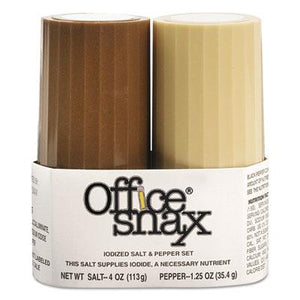 Office snax salt and pepper shaker