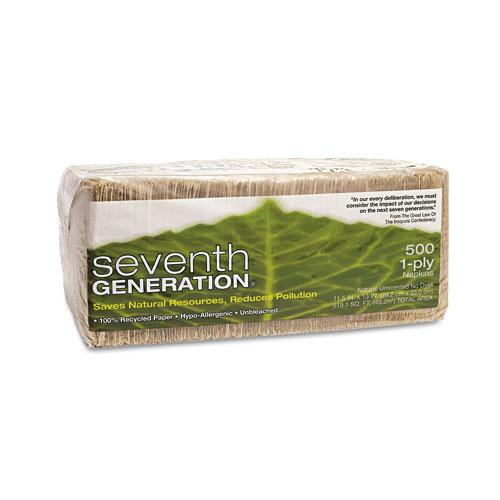 Seventh Generation 11.5x13 Inch 100% Recycled One-Ply Luncheon Napkins 500ct Pack