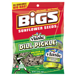 BIGS Dill Pickle Sunflower Seeds 5.35oz Bag 12ct