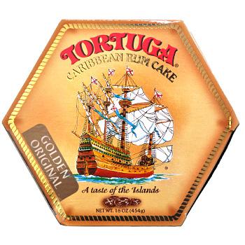 Tortuga Original Golden Walnut Rum Cake 16oz