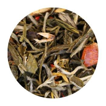 Uniq Teas White Orange Ginger Peach Loose Leaf Tea Grinds