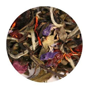 Uniq Teas White Peony Fruits Loose Leaf Tea Grinds