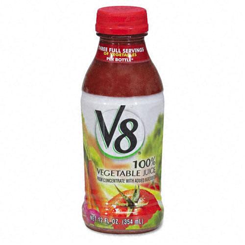 V8 Vegetable Juice 12oz Bottles 12ct Case