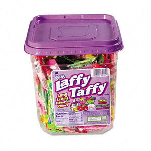 Wonka Laffy Taffy Assorted Flavors 40oz 165ct Tub